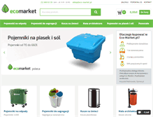 Tablet Screenshot of eco-market.pl